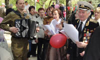 В парке «Сосенки» проводилось несколько мероприятий, посвященных празднику победы в Великой Отечественной войне